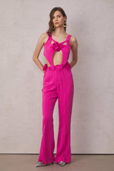 Amayah Blumen Hohl Ärmelloses Set