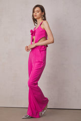 Amayah Blumen Hohl Ärmelloses Set