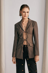 Arlette – Jacke mit Schnürung und Cutout