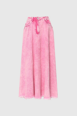Ayleen Maxi-Jeansrock in Rosa