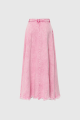 Ayleen Maxi-Jeansrock in Rosa