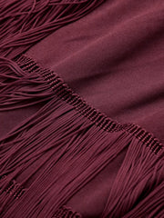 Florence – Kurzes Kleid mit offenem Rücken und Fransen