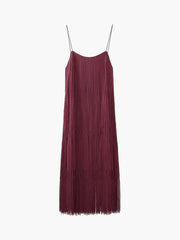Florence – Kurzes Kleid mit offenem Rücken und Fransen