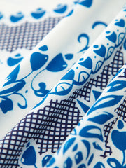 Camisole-Kleid mit Blumendruck „Ocean Bloom“