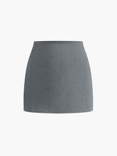 Kurzes Basic-Kleid aus Baumwollmischung