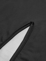 Langes Kleid mit Blumenmuster, Cut-Outs und Schlitz