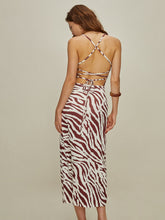 Rückenfreies Cami-Midikleid