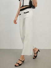 Pulloverhose mit Taschen und Kontrastbesatz