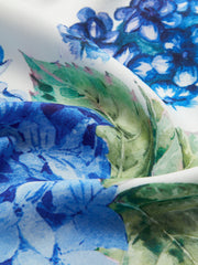 Korsettkleid mit Rüschen und Traubenmuster