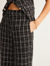 Lässige karierte Tweedhose