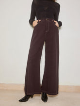 Lässige Jeanshose mit weitem Bein