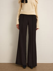 Bootcut-Hose mit Paspelierung