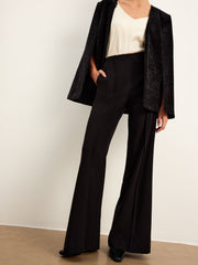 Bootcut-Hose mit Paspelierung