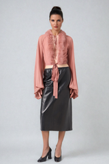 Balder – Deconstruct – Schnüroberteil aus Kunstpelz