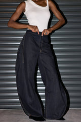 Balwina – Weite Jeans mit Schlitz