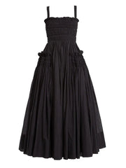 Langes gesmoktes Kleid