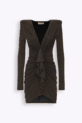 Blakely Kleid mit V-Ausschnitt und Strass