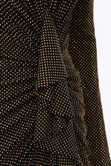 Blakely Kleid mit V-Ausschnitt und Strass