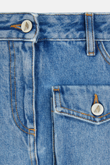 Braelyn Jeansrock mit Cargotaschen