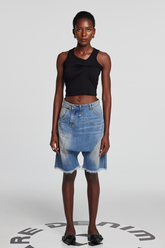 Brittany Kurze Jeans In Blau