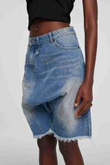 Brittany Kurze Jeans In Blau