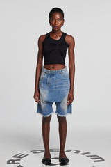 Brittany Kurze Jeans In Blau