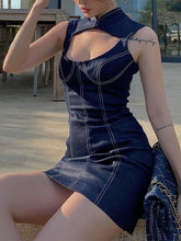 Jeansmantel Graceful mit Gürtel