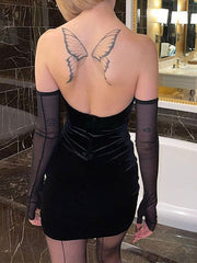 Ärmeldetail Unregelmäßiges trendiges Patchwork-Crop-Top