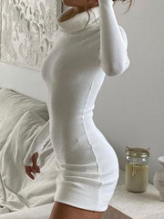 Einfarbiger, anmutiger, gestufter Midirock