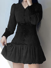 Schulterfreies Partykleid aus Samt