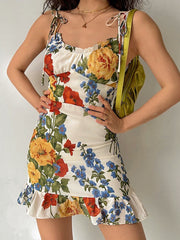 Trendiges Bandeau-Oberteil mit Broderie zum Binden