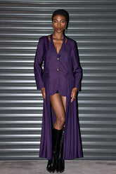 Cabernet Cutout Deconstruct Asymmetrischer Mantel