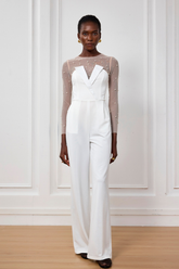 Cadence Pearl – Zweiteiliger Jumpsuit mit tiefem Ausschnitt