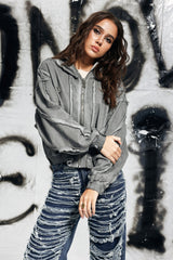 Carnie Stripe Kapuzenjacke