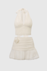 Rückenfreies Neckholder-Top von Della Ruch