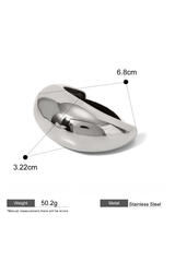 Dulce Kopfschmuck mit Metallringen in Silber