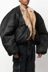 Emily – Schwarze Pufferjacke