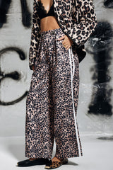 Emmett Dekolletéhose mit Leopardenstreifen