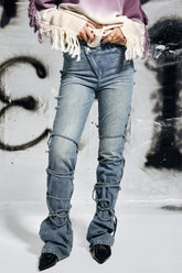 Emryn Jeans mit Schnürung