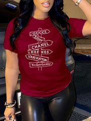 T-Shirt mit Logo-Print