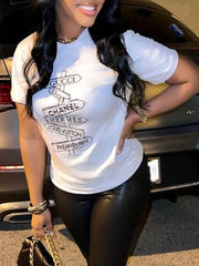 T-Shirt mit Logo-Print