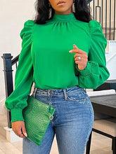 Indiebeautie – Oberteil mit Puffärmeln und Rückenbindung