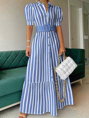 indiebeautie – Hemdkleid mit Puffärmeln