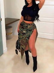 Indiebeautie – Cargo-Rock im Camouflage-Muster