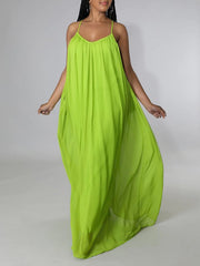 Indiebeautie Chiffon-Camisole-Kleid