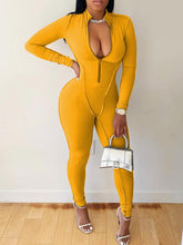 Indiebeautie Zip-Front Inside-Out Jumpsuit