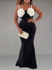 Geblümtes Meerjungfrauenkleid – Ausverkauf