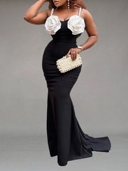 Geblümtes Meerjungfrauenkleid – Ausverkauf