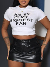 T-Shirt mit Slogan-Print