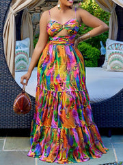 Indiebeautie – Bedrucktes Camisole-Kleid